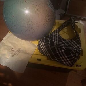 BURBERRY LARGE CHECK SHOULDER BAG